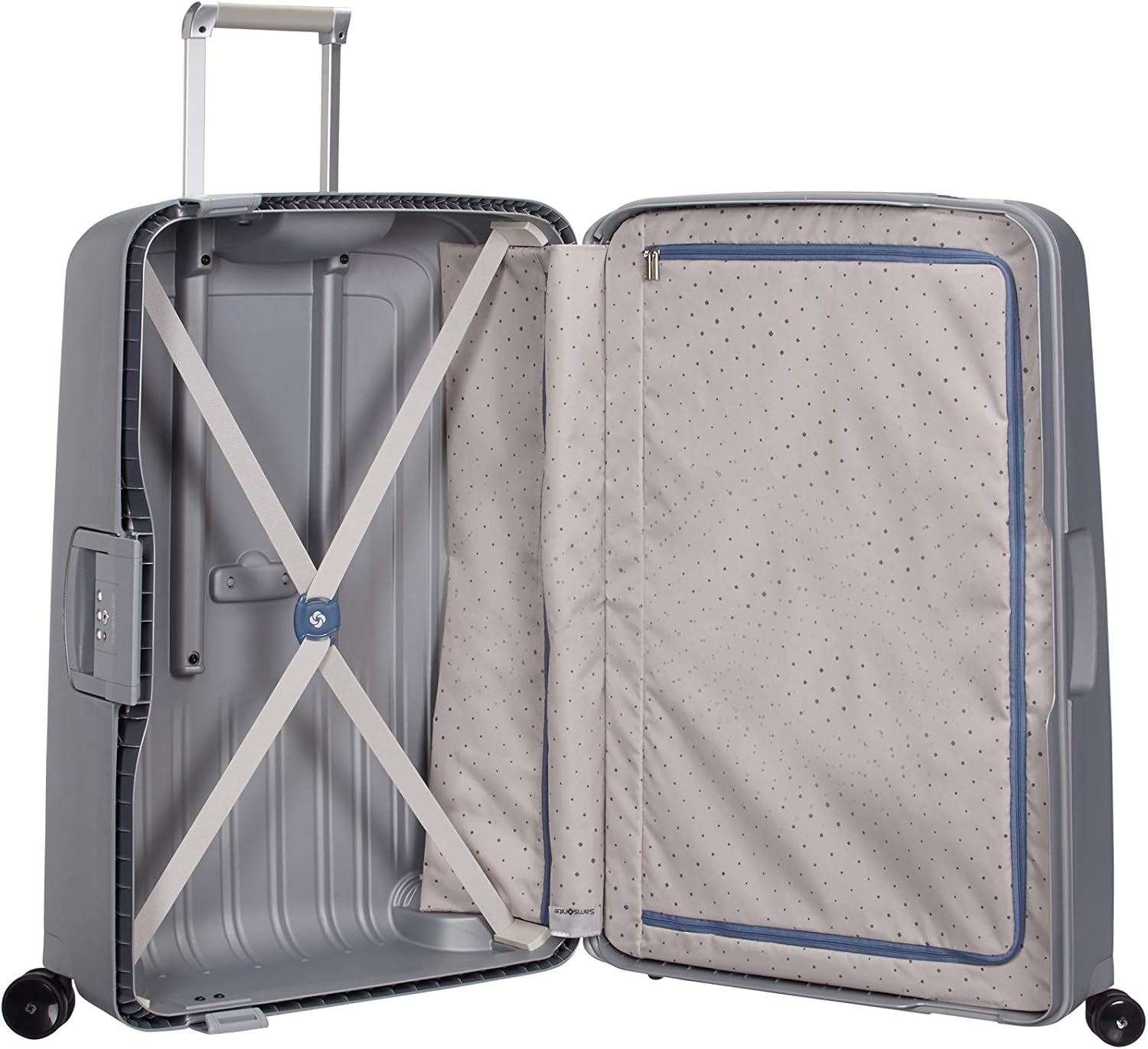 Samsonite S'Cure - Spinner M, Suitcase, M (69 cm), 79 L, Silver (Silver), M (69cm-79L) - Image 5