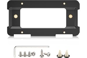 RED WOLF Rear License Plate Frame Bracket Holder Mount for 2005-2023 BMW 1/2/ 3/5 / 6/ X Series, 328i 323i 528i M3, 2002-2019