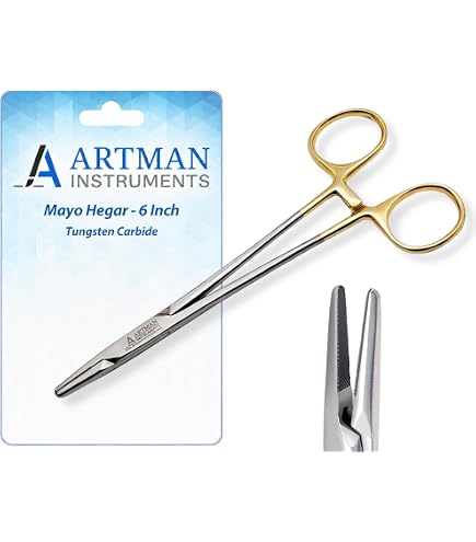 Amazon.com: SURGICAL ONLINE T/C Ryder Needle Holder 7