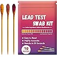 AAwipes Lead Test Swab Kit (10 Pcs Lead Testing Swabs in Sealable Bag) 20-Second Results by Using Water Only. Lead Test Strips for Paints, Dishes, Toys, Metal, Ceramics, Wood (LSB10)