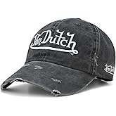 Von Dutch Men & Womens Baseball Caps - Breathable Adjustable Snapback Soft Cotton Canvas Curved Brim Vintage Hat