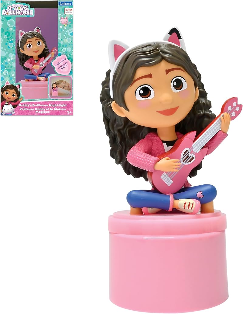 Lexibook Gabby’s Dollhouse LED Pocket Nightlight Pink NLJ01GDH