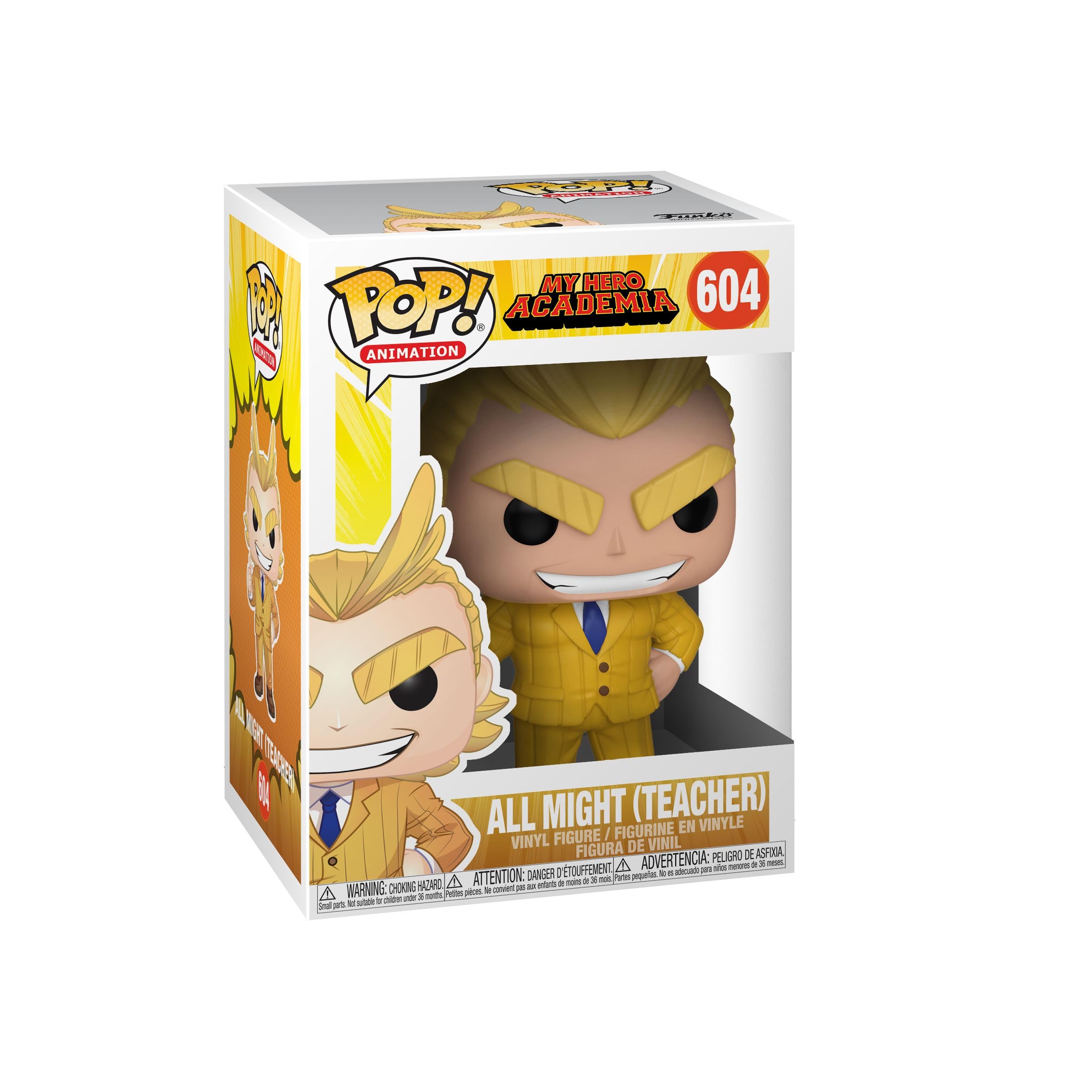 Funko POP! Vinyl: Animation: My Hero Academia (MHA) - Teacher All Might - Collectable Vinyl Figure - Gift Idea - Official Merchandise - Toys for Kids & Adults - Anime Fans
