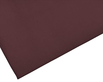 M & J Plain Brown Fabric 112cm Wide 3 Metre Poly Cotton 65/35