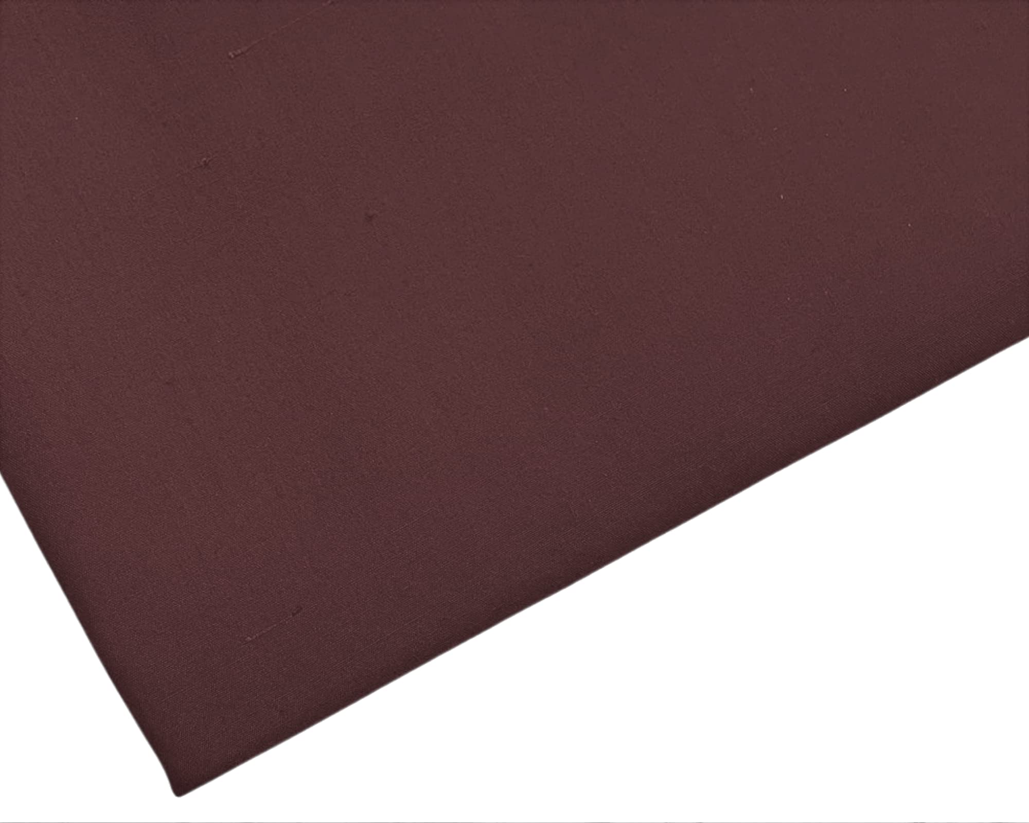 Plain Brown Polycotton Fabric - 45 inch / 112 cm Wide (Brown, 4 METRE)