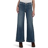 KUT from the Kloth Petite Meg High Rise Wide Leg with Patch Pockets Regular Hem