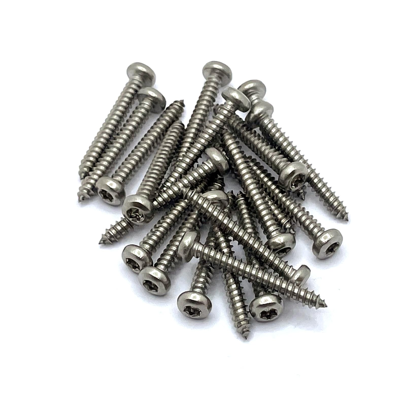 4.2mm x 32mm Torx/Hexalobular Pan Head Self Tapping Screw ISO14585 A4 (316) Stainless Steel (Pack of 20)