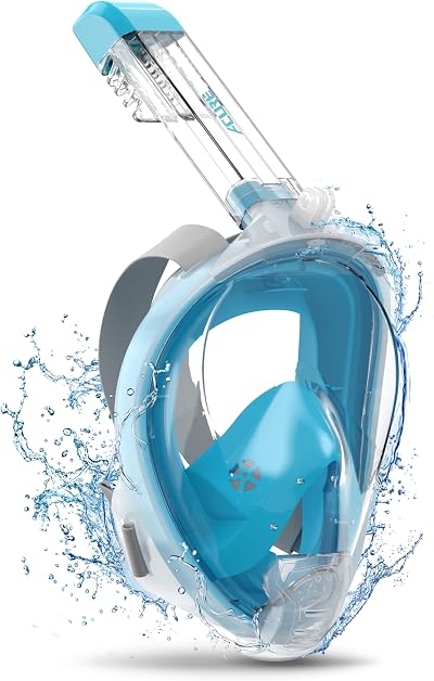 ACURE Full Face Snorkel Mask SN04 with Detachable Camera Mount 180° View