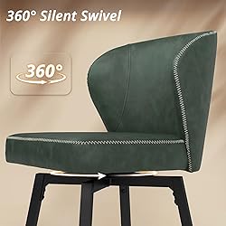 LUE BONA 26 Inch Swivel Bar Stools Set of