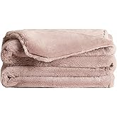 UnHide Lil’ Pet Marsh - Faux Fur Pet Blanket - Extra Soft, Lightweight, Durable Pet Blanket - Machine Washable - for Bed Cover, Couch Protection, and Crate Comfort - Rosy Baby, 34” x 44”