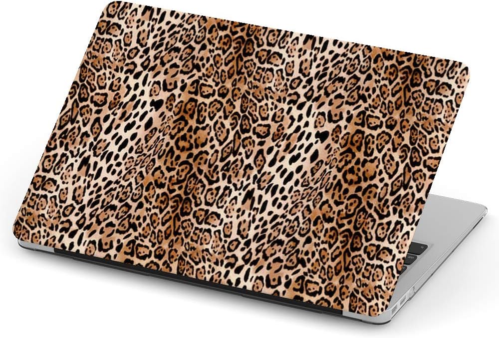[ Compatible with New MacBook Air 13 inch (Model A1932 - Year 2018-2019) with Retina Display & Touch ID ] Full Body Hard Case Cover - Natural Animal Print
