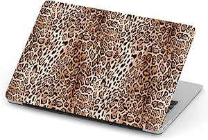[ Compatible with New MacBook Air 13 inch (Model A1932 - Year 2018-2019) with Retina Display & Touch ID ] Full Body Hard Case Cover - Natural Animal Print