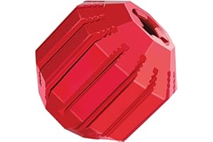 KONG Stuff-A-Ball - Durable Chew Toy for Dogs - Natural Rubber Dog Toy for Dental Health - Pet Toy for Chewing & Teeth Cleaning - Stuffable Toy for Dog Treats & Snacks - for Large Dogs