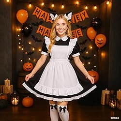 BAOPLAYKIDS 5Pcs Japanese Anime Lolita French Maid