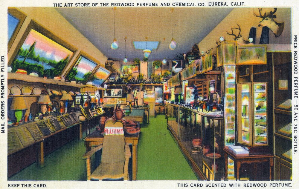 Eureka, California - Redwood Perfume Art Store Interior (16x24 Fine Art Giclee Gallery Print, Home Wall Decor Artwork Poster)