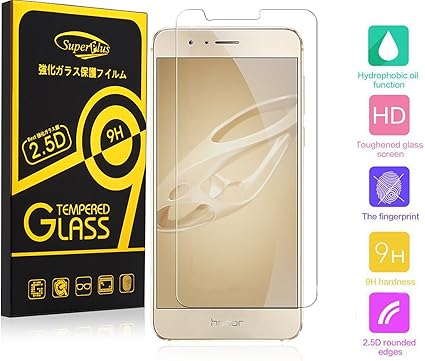 Amazon Superplus 日本製旭硝子素材 Huawei Honor 8 専用強化ガラスフィルム 耐指紋 耐衝撃 撥油性 超耐久 飛散防止処理保護フィルム 硬度9h 超薄0 33mm 2 5d スクリーンプロテクター 通販