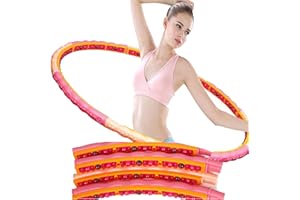 Health Hoop - Korean Weighted Hoop Weight Loss for Adult Hoops, Exercise Hoop for Great Workout Slim Body Hula-Up,Fitness Hoop ,Hoola Hoop Hula -Hula Slim body Hula-up 1.6Kg Dynamic hoop