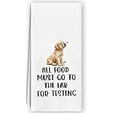 Bnzolyoia Labrador Retriever Gifts Dish Towels - Labrador Dog Lover Gifts Hand Towels, Labrador Retriever Gifts, Yellow Lab Gifts, Labrador Decor, Labrador Kitchen Towels 16x24
