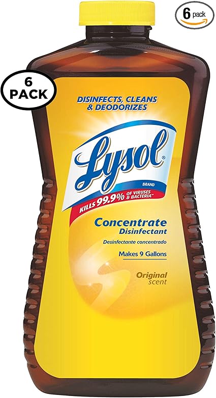 Amazon Com Lysol Concentrate All Purpose Cleaner Disinfectant 12