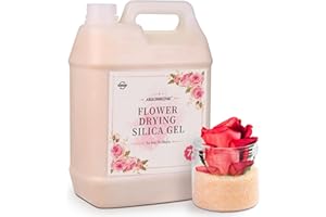ABSORBKING Silica Gel Flower Drying – 7 LBS Flower Drying Silica by Reusable, Color Indicating Silica Gel Beads for Drying Flowers, Silica Sand Flower Drying for Wedding Decoration, Resin Mold, Graduation