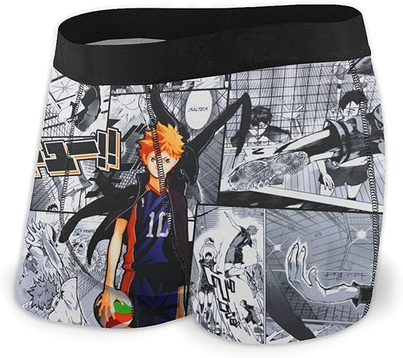 Amazon Co Jp ハイキュー 4 メンズ ショーツ ボクサー ファッションカスタム印刷 立体設計の四角いズボン通気性 吸汗速乾 ボクサー 下着 服 ファッション小物