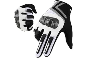 WTACTFUL Lightweight Motorcycle Gloves for Men, Touchscreen Summer Breathable Gloves for Motocross Casual Riding
