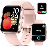 Smartwatch for Women, Compatible with Android & iPhone, 1.8'' Fitness Tracker Watch with Alexa, Call & Notification Alerts, Heart Rate & Sleep Monitor, 120 Sports Modes, Waterproof Watch for Women