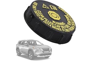 Magimaker Brake Fluid Tank Reservoir Cap Compatible with Nissan Rogue 2015-2023 Rogue Sport 2017-2021 Replace 46020-4BA0A 460204BA0A Brake Master Cylinder Reservoir Cap