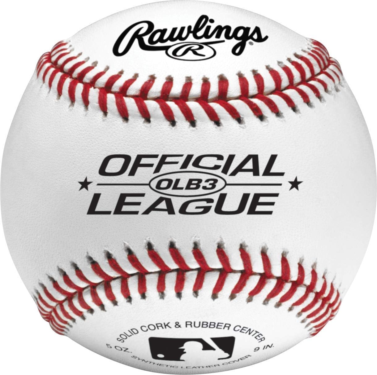 Rawlings OLB3BAG12 Official League Recreational Use Baseballs, Bag of 12 : Official Mlb Baseballs In A Bucket : Sports & Outdoors