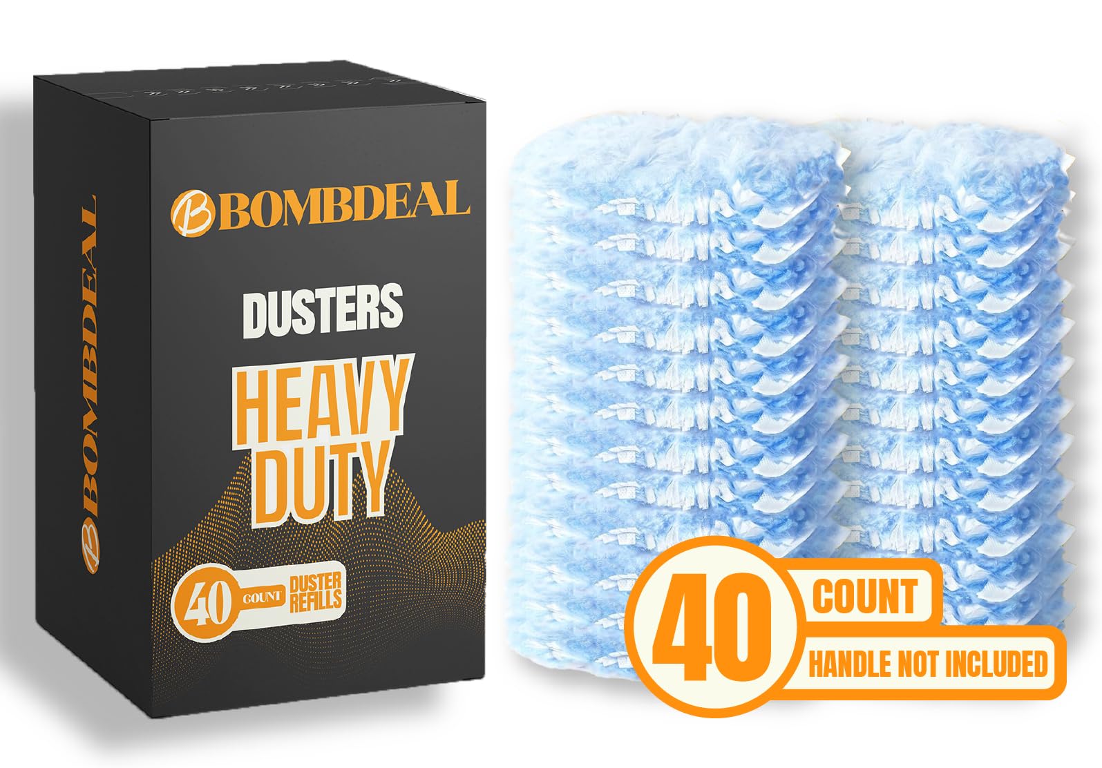 Photo 1 of 40 Count Disposable Microfiber Duster Refills for Swiffer- 360 Degree Heavy Duty Dry Duster Refills (Handle Not Included)