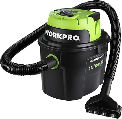 WORKPRO Wet Dry Vacuum Cleaner 1200W 10L 3 in 1 Blower Car Garage DIY