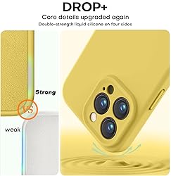 Vooii Compatible with iPhone 15 Pro Case, Upgrade