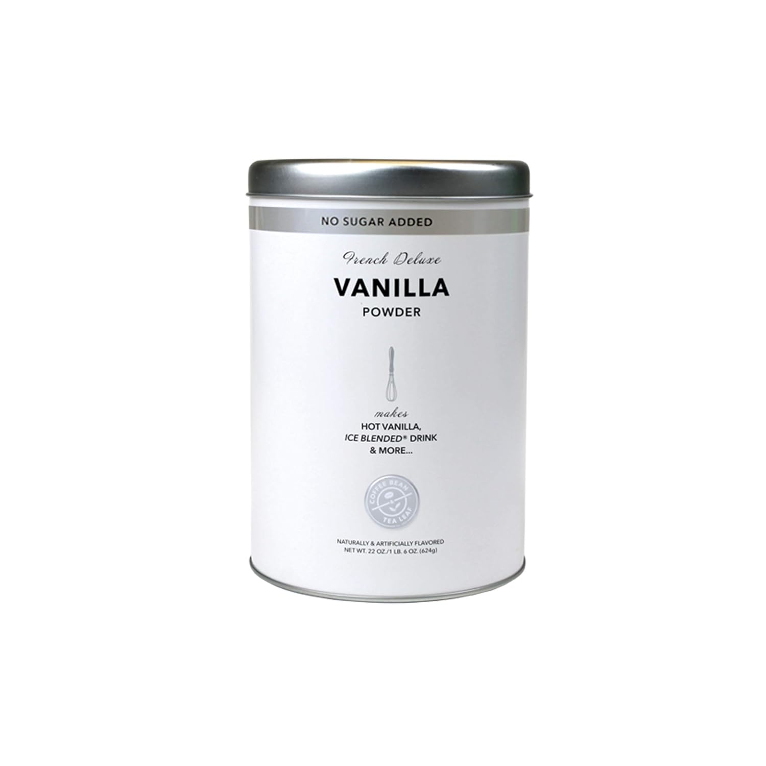 French Deluxe Vanilla Powder, No Sugar Added 16 oz