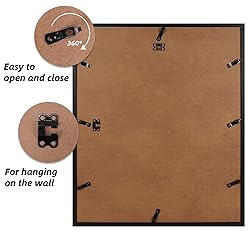 Hoikwo 20x24 Black Picture Frame, Display Pictures