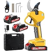 Electric Pruning Shears Cordless Pruner Shears Brushless 2.6 Inch Opening Size with 2 * 2Ah Battery Pruning Shears Garden Tool for Tree Trimming, Branch Cutter