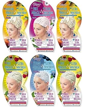 Montagne Jeunesse Hair Miracle Ultra Shine Serum 20 G Sachets Pack Of 6