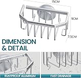 TAILI Sponge Holder for Kitchen Sink Aluminium Rustproof Suction Cup 5 KG view 5