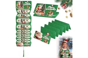 2026 New Christmas Cash Gift Envelopes Christmas Money or Gift Card Holder with 10 Slots Xmas for Men Women Girls Boys, Surpr
