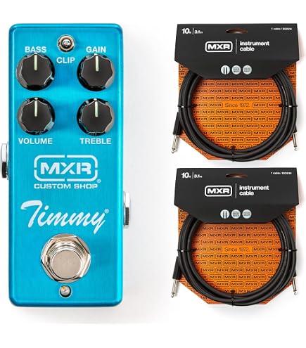 Amazon.com: MXR CSP027 Timmy Overdrive Pedal Bundle with 2 MXR