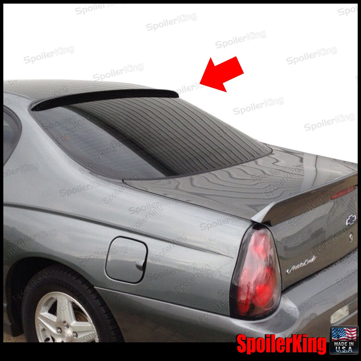 Amazon.com: Spoiler King Roof Spoiler (284R) compatible with Chevy Monte  Carlo 2000-2005: Automotive