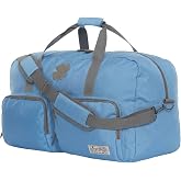 Lucky Brand Large Duffle Bag for Travel, Foldable Weekender Duffel bag | Travel Overnight Duffel bag, Adjustable Shoulder Strap, Front Zip Pockets, Spacious Capacity, Unisex Lightweight Travel Bag