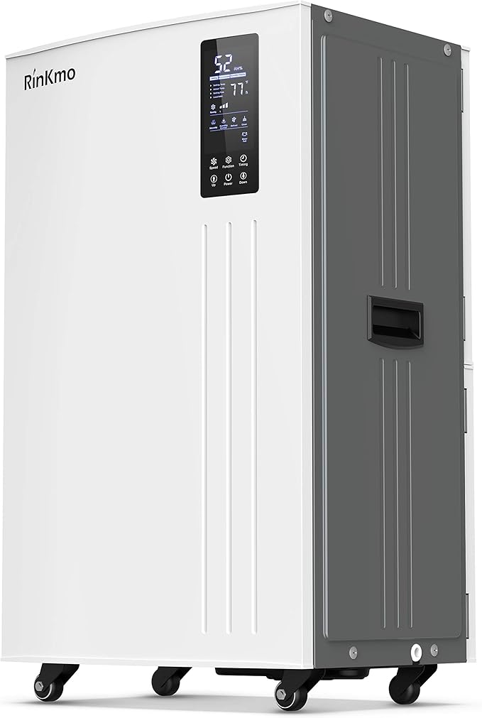 RINKMO Commercial Dehumidifier 296 PPD, Large Industrial Water Damage