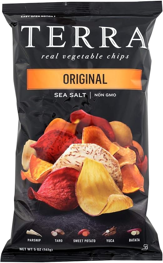 Terra Chips Exotic Vegetable Chips Original Case Of 12