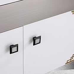 LANC Black Crystal Cabinet Knob Kitchen Knobs