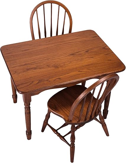 kids oak table and chairs