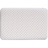 OSVINO Bath Pillow with 8 Suction Cups, Comfy Spa Cushion for Tub | 7.5"x11.5"x2", Thick Quick-Drainage Foam Cushion, Soft Neck Support For Bathtub Spa, Jetted Tub Accessory For Relaxing Bath