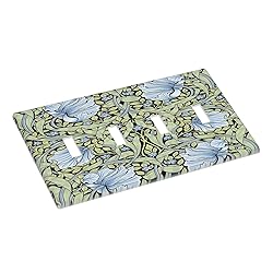 Vintage Morris Blue Floral Green Botanical Sage
