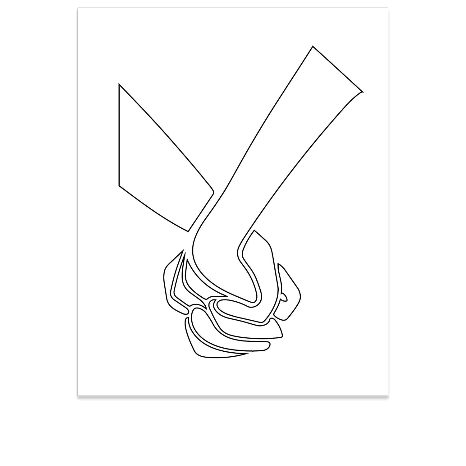 Amazon Com Line Art Modern Art Print Aesthetic Posters