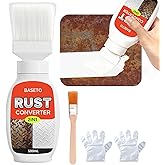 2 in 1 Rust Converter &amp; Metal, 16 oz Rust Reformer Paint for Metal, Trailer, Truck Frame, Car Chassis, Ultra Rust Encapsulator &amp; Inhibitor, Heat Resistance Rust Neutralizer &amp; Conversion, White