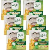 Ball Mason Jar Lids, Regular Mouth, 12 CT (Pack of 6) | ideal for preserving homemade jams, jellies, pickles, fruits, vegetables, sauces, and more